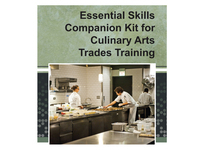 Essential skills companion kit for culinary arts trades training
