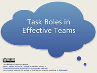 Task Roles in Effective Teams