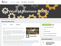 MOOC: The Value of Business Models | TU Delft Online