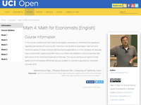 Math 4: Math for Economists