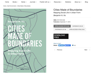 Cities Made of Boundaries Mapping: Social Life in Urban Form