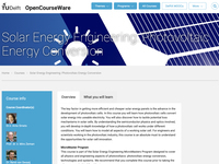 Solar Energy Engineering: Photovoltaic Energy Conversion