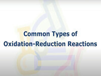 Common Types of Oxidation-Reduction Reactions (Screencast)