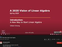 Intro: A New Way to Start Linear Algebra
