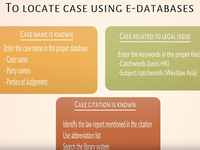 Locating primary sources of law - Case law