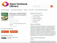 Microwave and RF Design: Amplifiers and Oscillators