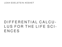 Differential calculus for the life sciences