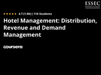 Hotel Management: Distribution, Revenue and Demand Management Specialization