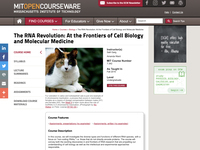 The RNA Revolution: At the Frontiers of Cell Biology and Molecular Medicine