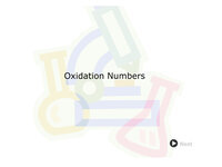 Oxidation Numbers