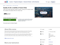 Quality of Life: Livability in Future Cities