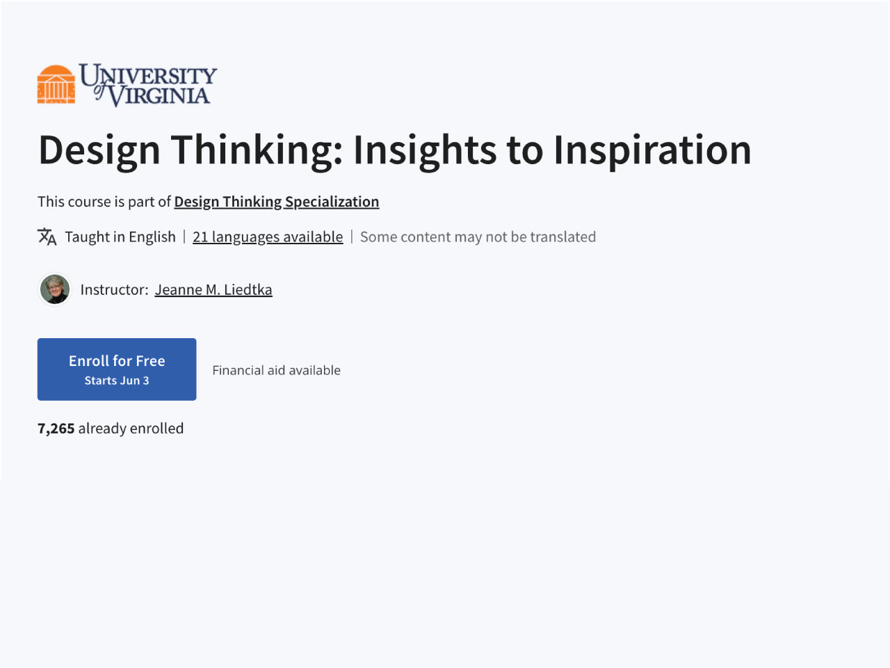 link to Design Thinking: Insights to Inspiration