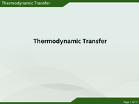 Thermodynamic Transfer