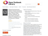 Applied Developmental Systems Science: Everything You Always Wanted to Know About Theories, Meta-Theories, Methods, and Interventions but Didn't Realize You Needed to Ask. An Advanced Textbook