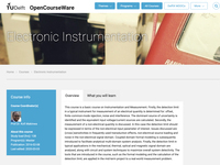 Electronic Instrumentation