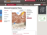 Advanced Complexity Theory