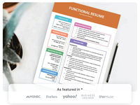 Functional Resume: Template, Examples, and Writing Guide