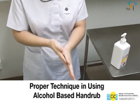 Proper Technique in Using Alcohol Based Handrub