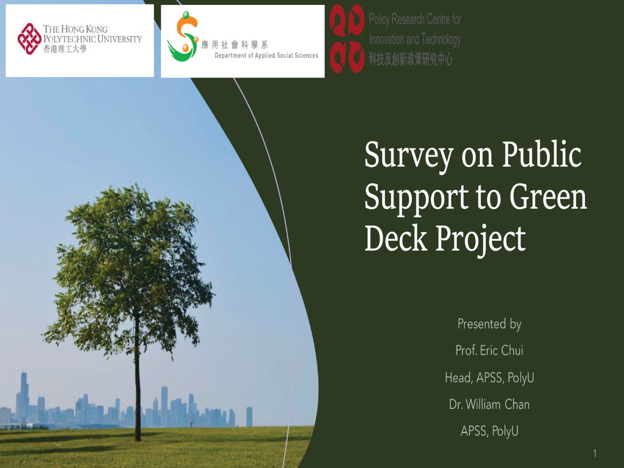 Survey on Public Support to Green Deck Project