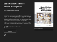 Basic Kitchen and Food Service Management