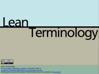 Lean Terminology