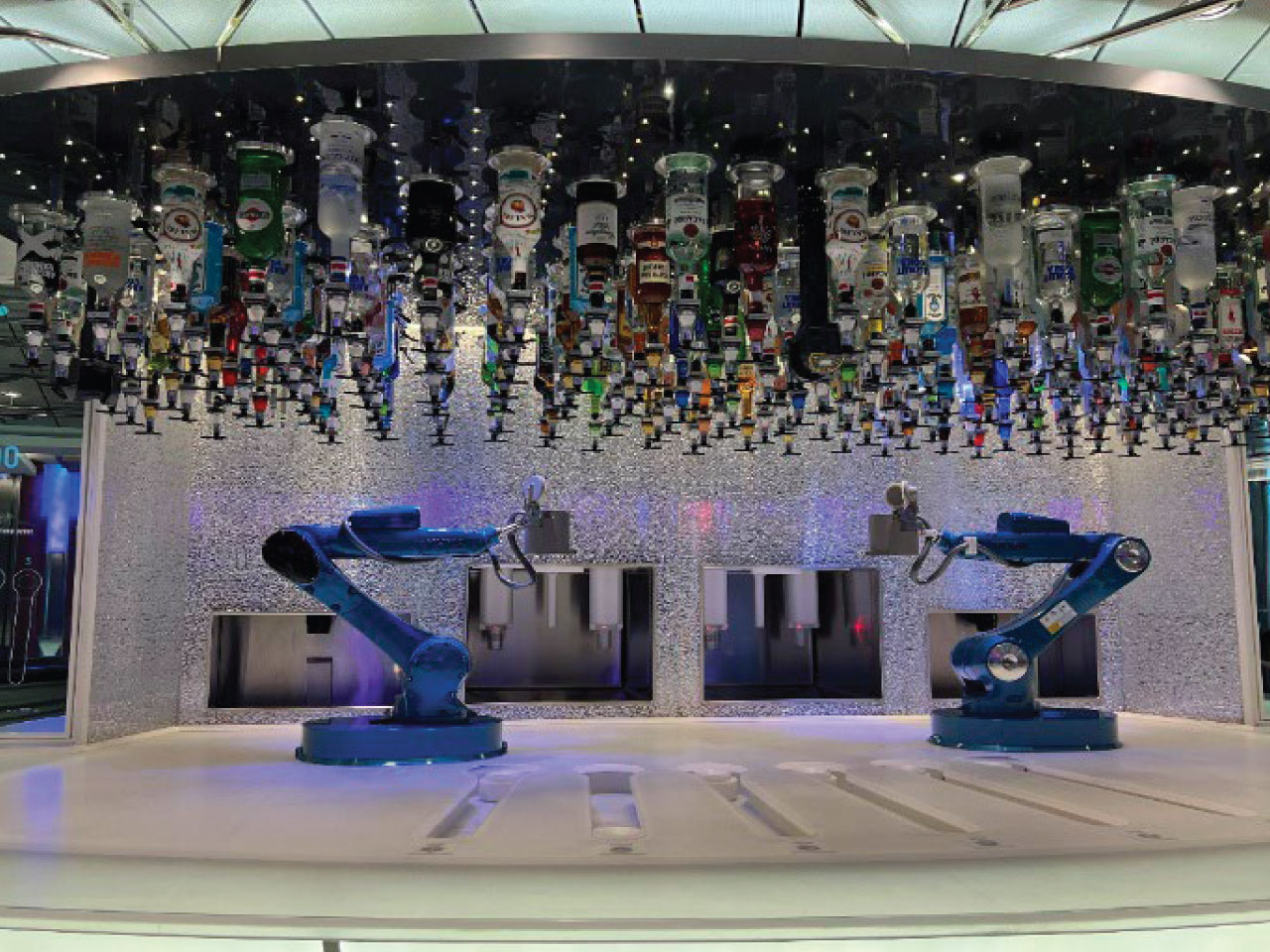 Robot Bartenders on Board!