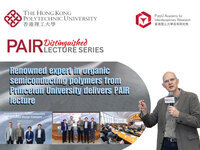 ["PAIR Distinguished Lecture Series: Designing Organic Semiconductors to Optimise Charge Transport"]