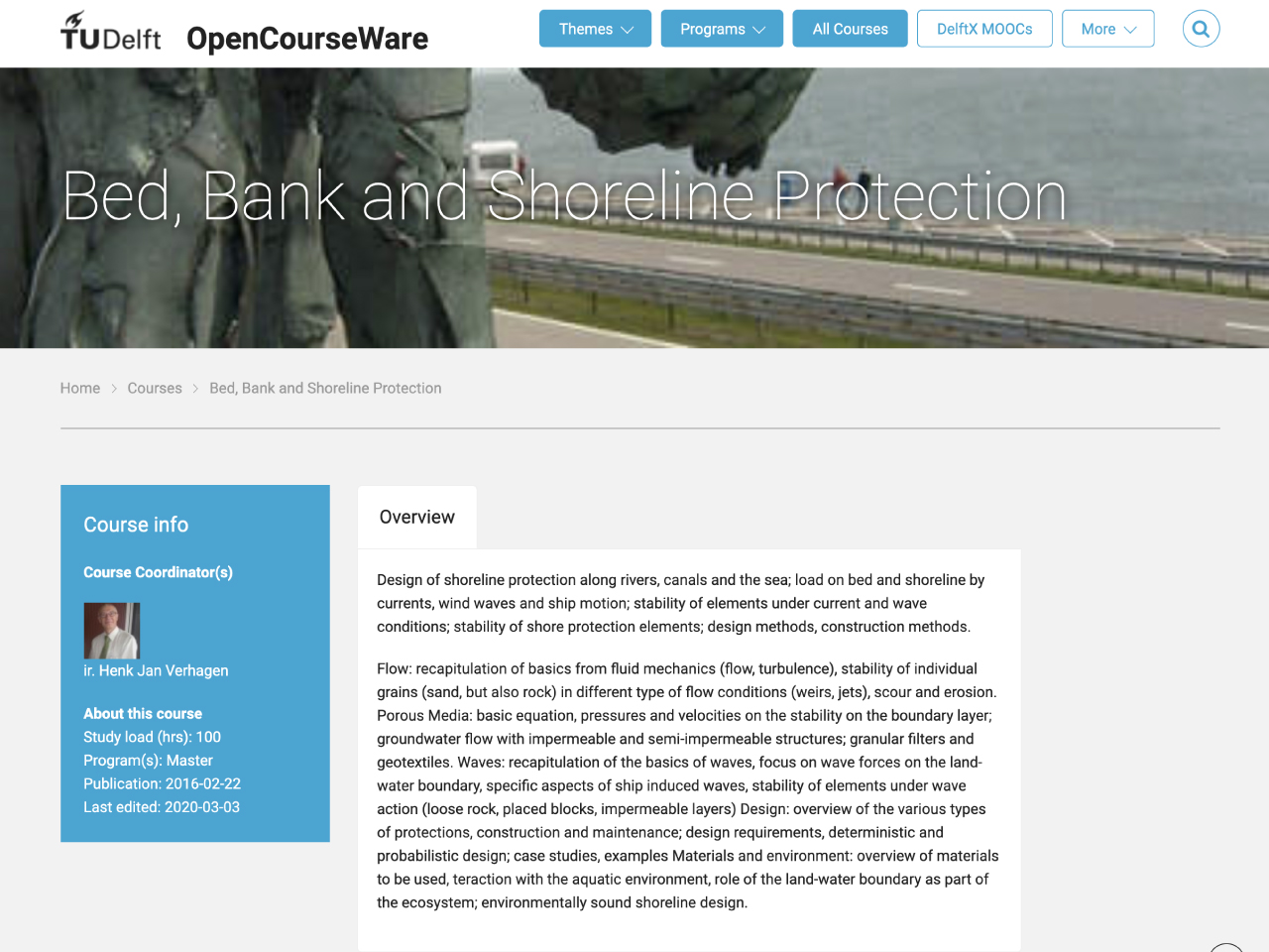Bed, Bank and Shoreline Protection