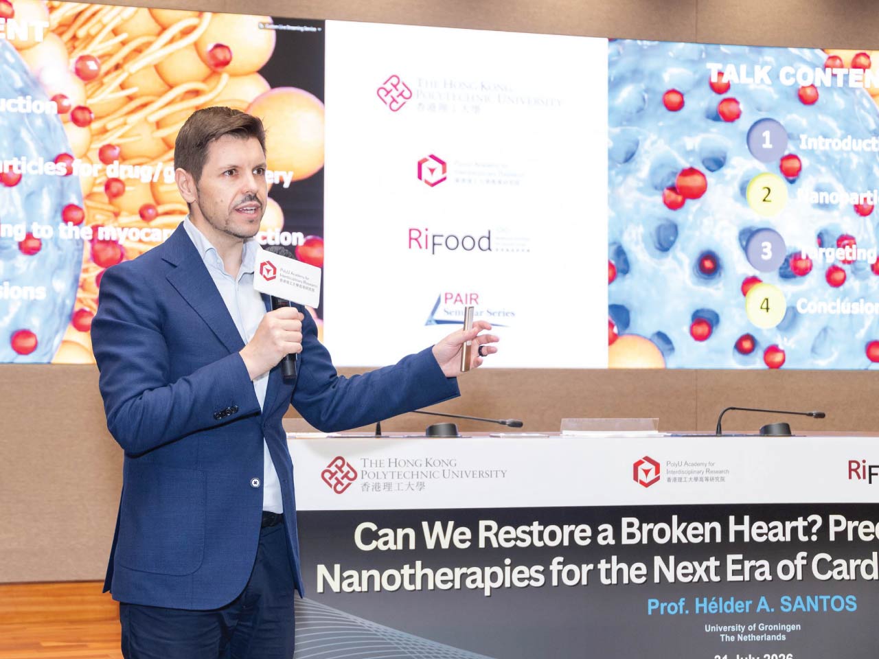 PAIR seminar : Can we restore a broken heart? Precision RNA‑based nanotherapies for the next era of cardiovascular medicine