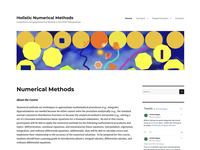 Holistic Numerical Methods: Committed to Bringing Numerical Methods to the STEM Undergraduate