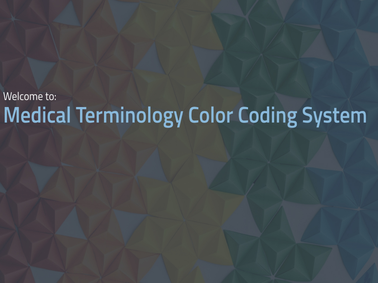 The Colors of Medical Terminology