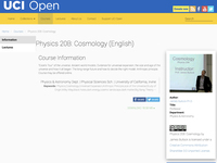 Physics 20B: Cosmology