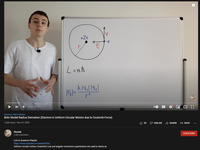 Bohr Model Radius Derivation (Electron in Uniform Circular Motion due to Coulomb Force)