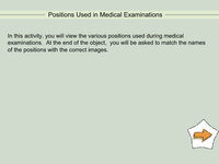 Positions Used in Medical Examinations