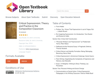 Critical Expressivism: Theory and Practice in the Composition Classroom