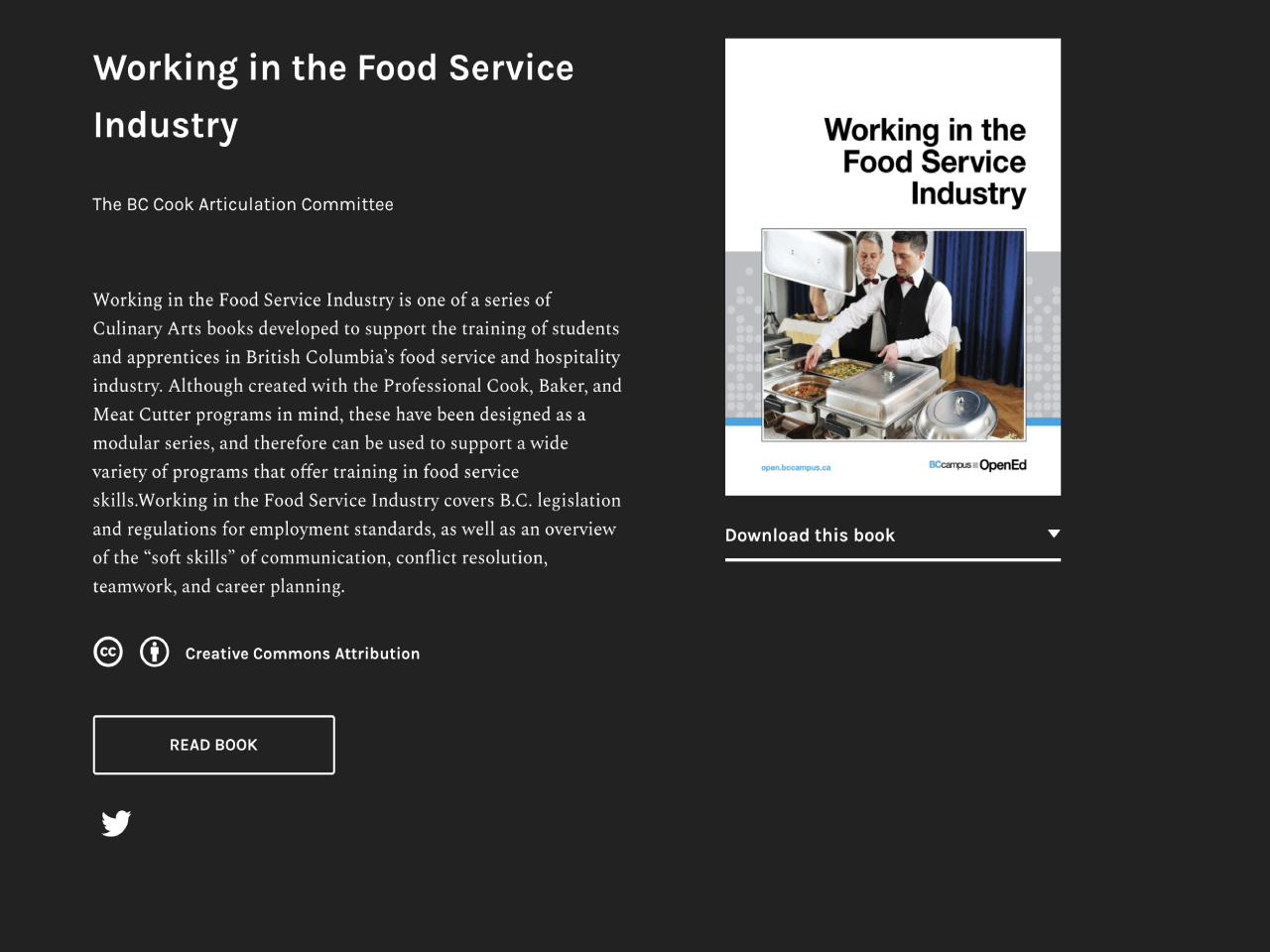 Working in the Food Service Industry