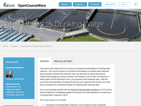 Introduction to Drinking Water Treatment