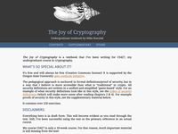 The Joy of Cryptography