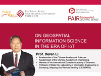 PAIR distinguished lecture series 3: On geospatial information science in the era of IoT