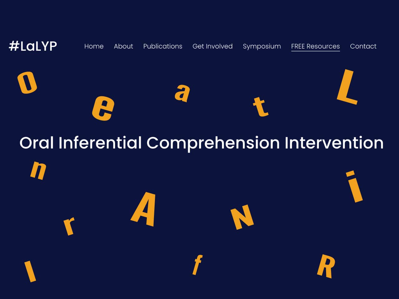 Oral Inferential Comprehension Intervention Programme (#LaLYP / Curtin University)