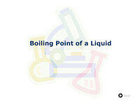 Boiling Point of a Liquid