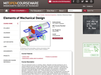 Elements of Mechanical Design