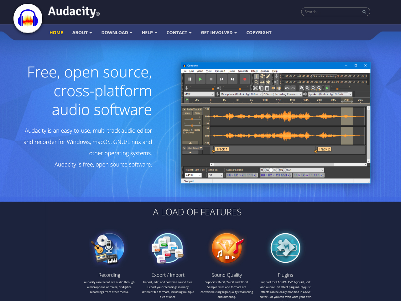 link to Audacity