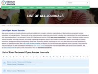 Edorium Journals