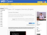 Chem 107: Inorganic Chemistry