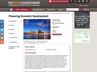 Financing Economic Development