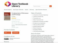 Fundamentals of Microwave and RF Design