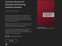 Literature Reviews for Education and Nursing Graduate Students