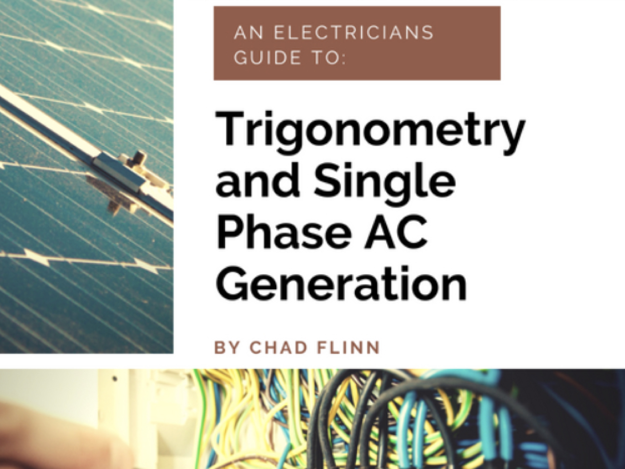 Trigonometry and single phase AC generation for electricians