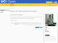 Physics 50: Math Methods